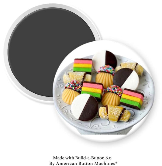Italian Cookies Dish Magnet - Magnets and Memories