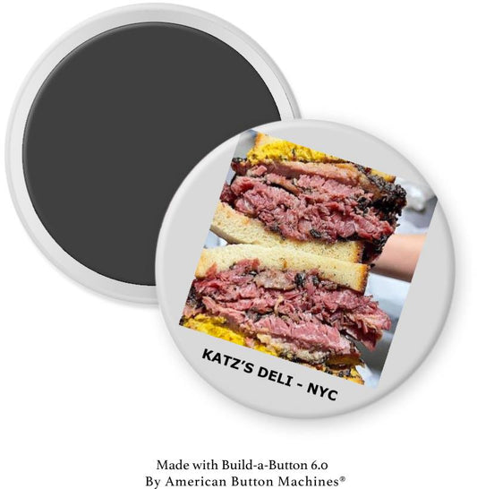 Katz's Deli Sandwich NYC Magnet - Magnets and Memories