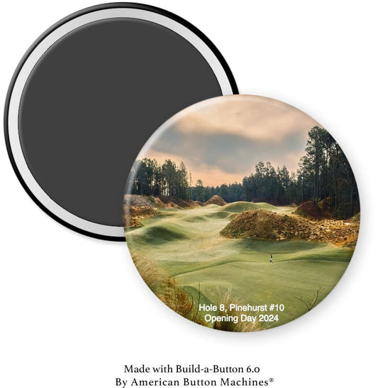 Hole 8, Pinehurst #10 Magnet - Magnets and Memories 