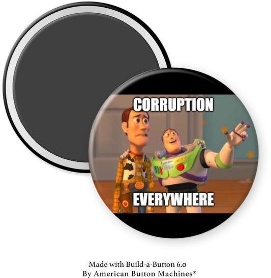 Corruption Everywhere with Toy Story Magnet - Magnets and Memories