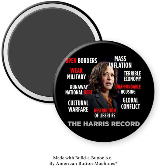 Harris with a Bad Record Magnet - Magnets and Memories
