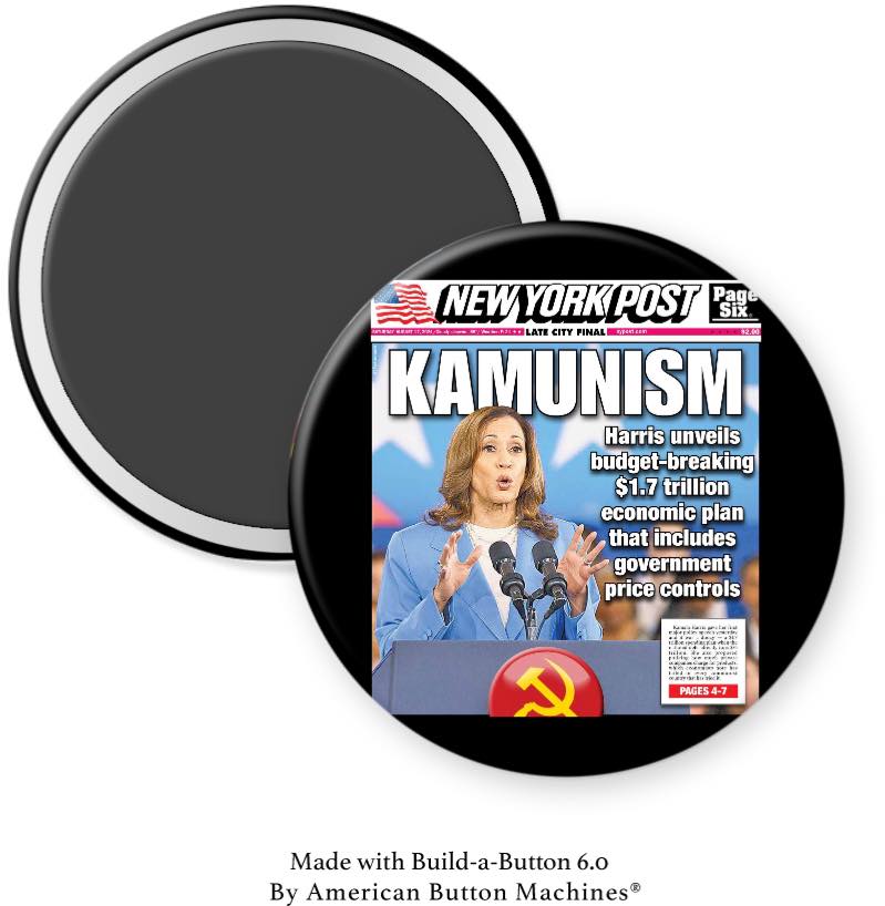 Kamunism on NY Post Magnet - Magnets and Memories