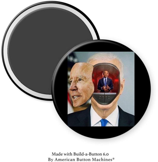 Obama Inside Biden Head Magnet - Magnets and Memories