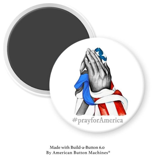 Pray for America Magnet - Magnets and Memories