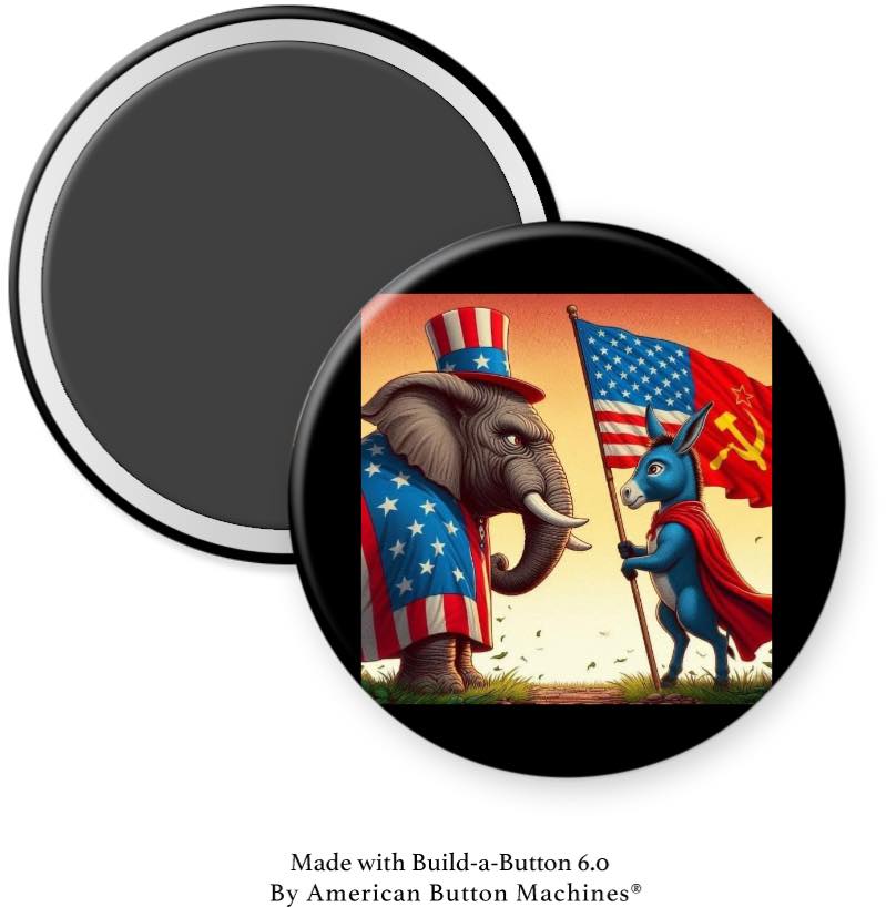 Republican Scaring Democrat Magnet - Magnets and Memories