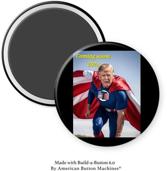 Superhero Trump 2024 Magnet - Magnets and Memories