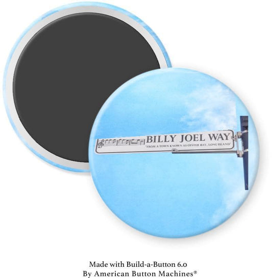 Billy Joel Way Street Sign NY Magnet - Magnets and Memories