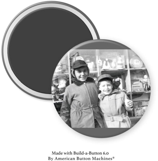 Brooklyn Kids in the 1950s at Candy Store Magnet - Magnets and Memories