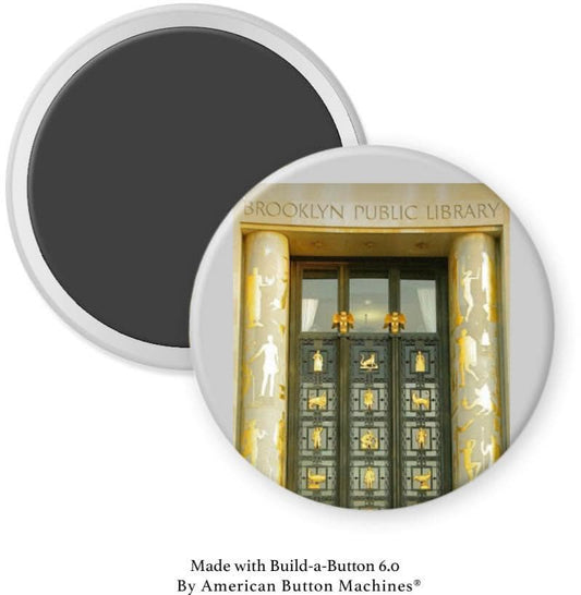 Brooklyn Public Library Main Branch Magnet - Magnets and Memories