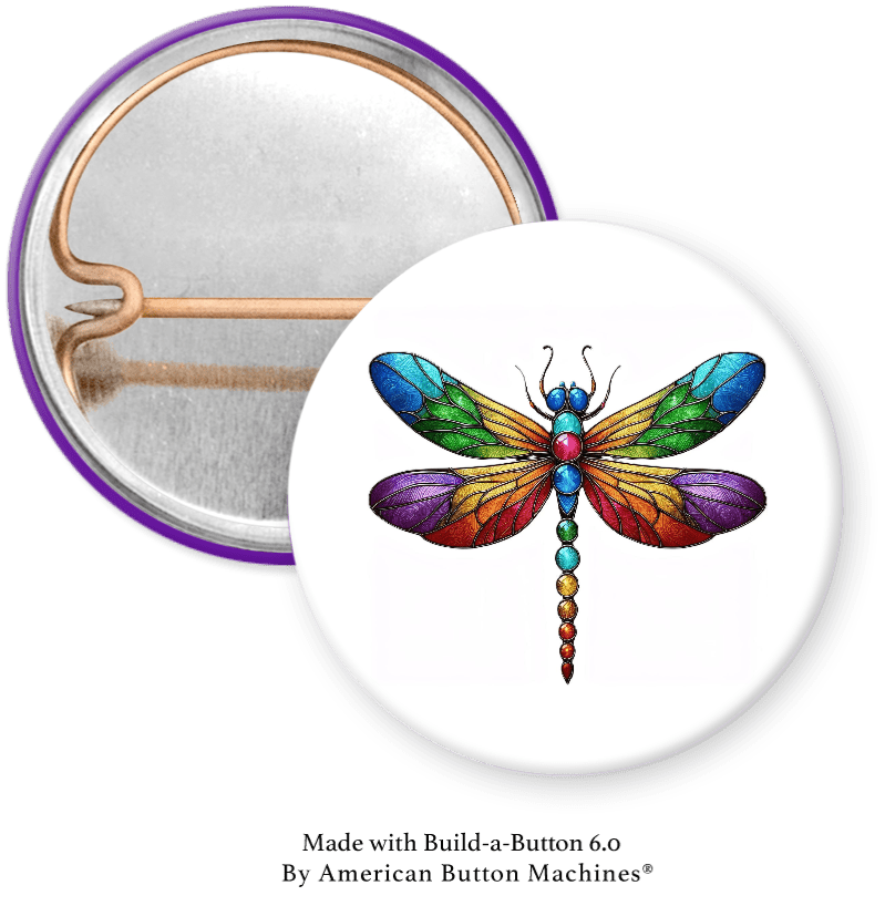 Butterfly Pinback - Magnets and Memories