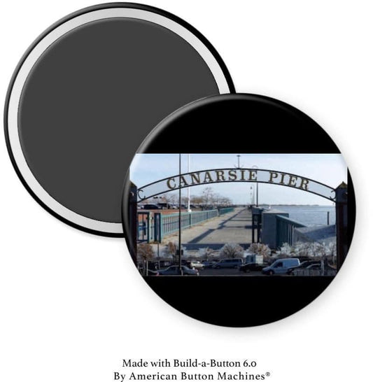 Canarsie Pier Arch Closeup Magnet - Magnets and Memories