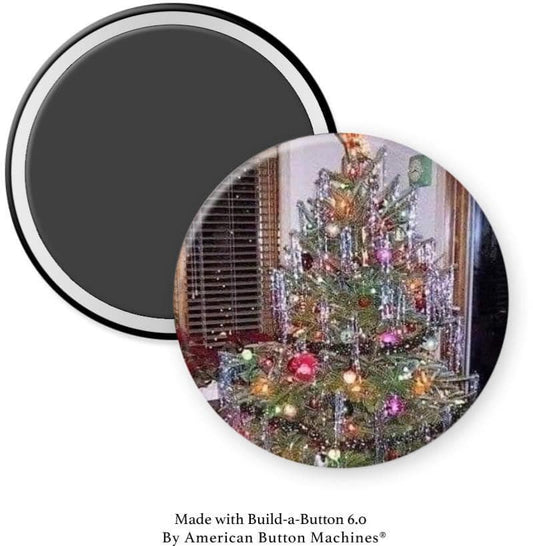 Christmas Tree 1950s Magnet - Magnets and Memories