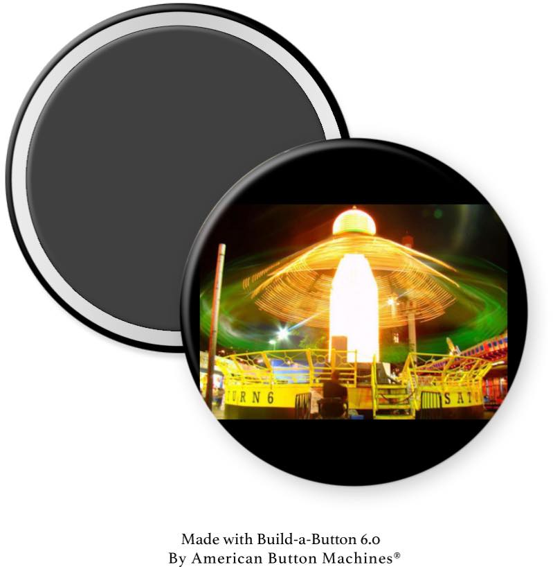 Coney Island Saturn 6 Ride - Magnets and Memories