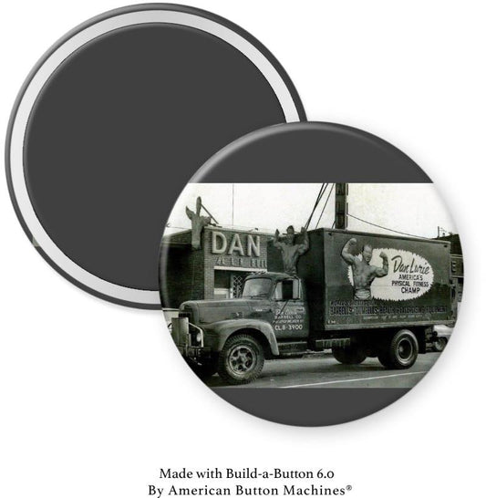 Dan Lurie Americas Physical Fitness Champ Truck Magnet - Magnets and Memories
