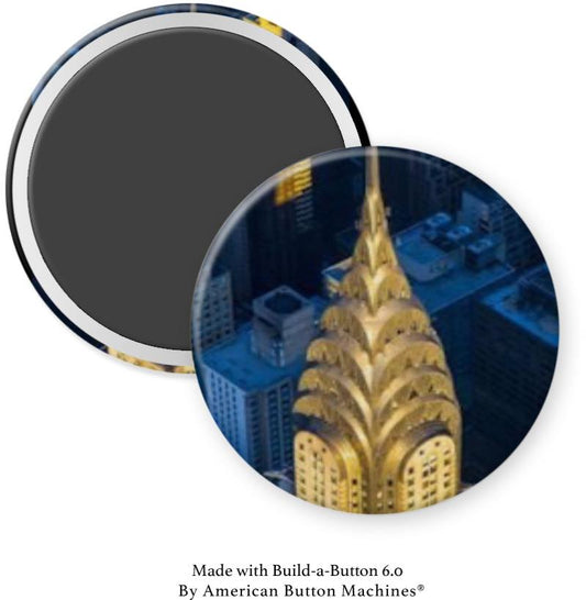 Empire State Building at Night Magnet - Magnets and Memories