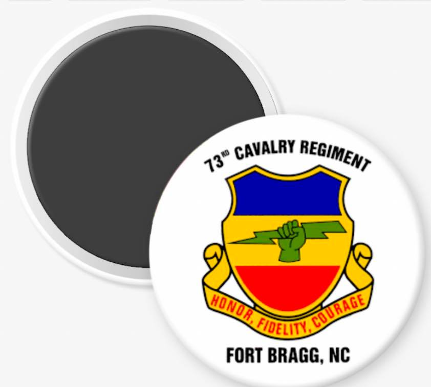 Fort Bragg 73rd Cavalry Regiment Magnet - Magnets and Memories