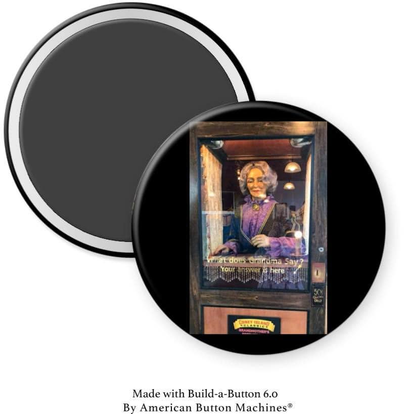 Fortune Teller at Coney Island Magnet - Magnets and Memories