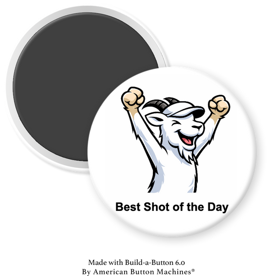 Golf Goat - Celebrate Best Shot of the Day - Magnets and Memories 