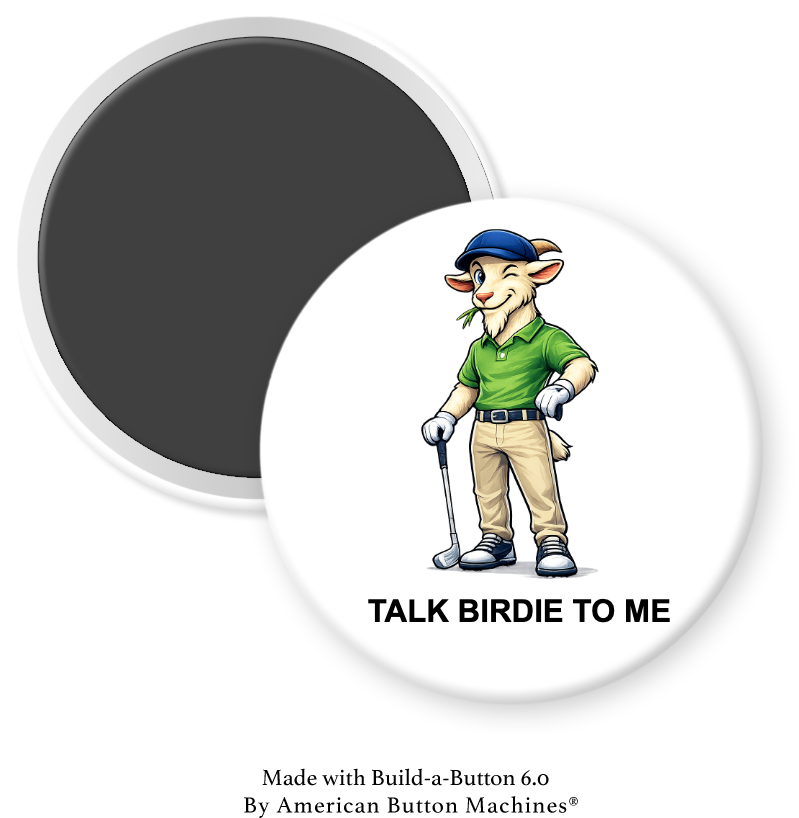 Golf Goat - Talk Birdie to Me - Magnets and Memories 
