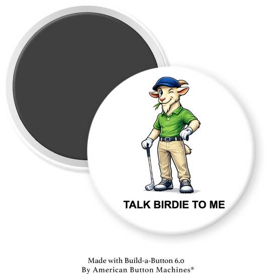 Golf Goat - Talk Birdie to Me - Magnets and Memories 