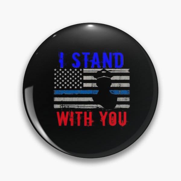 I Stand With You Police Officer Magnet - Magnets and Memories