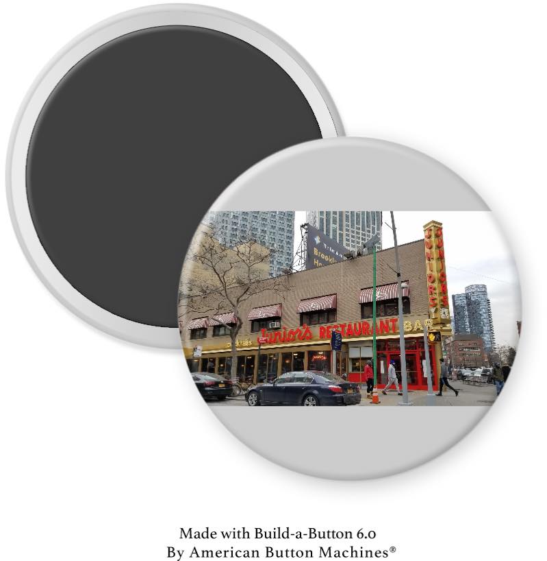 Junior's Restaurant on Corner Magnet - Magnets and Memories