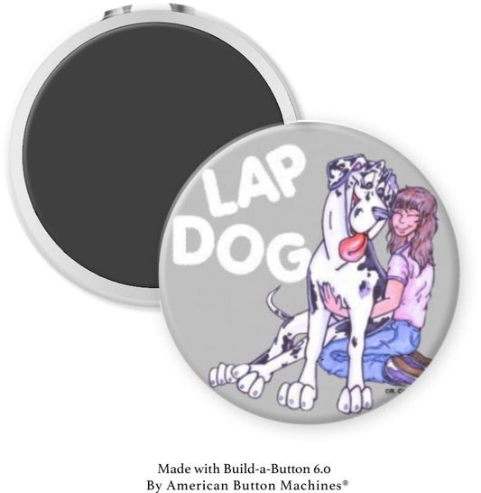 Lap Dog Magnet - Magnets and Memories