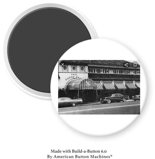 Lundy's Restaurant with canopy Magnet - Magnets and Memories