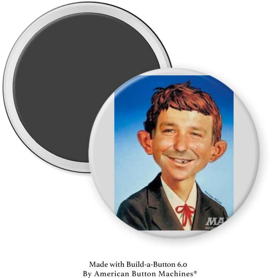 Mad Magazine Alfred E Newman w Shoulders Magnet - Magnets and Memories
