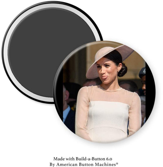 Meghan M in White Sticking Tongue Out Magnet - Magnets and Memories
