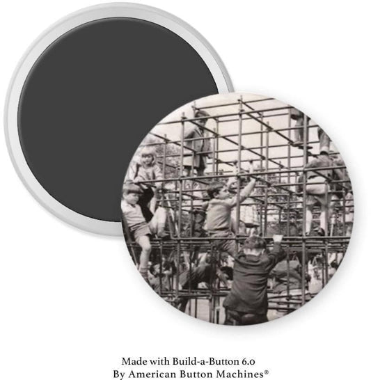 Metal Monkey Bars at Playground Magnet - Magnets and Memories