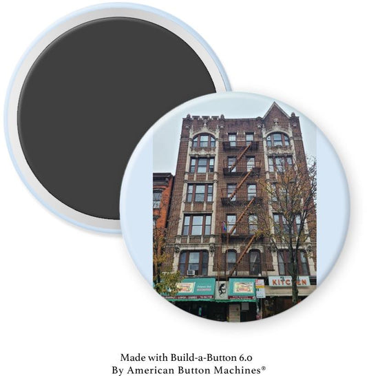 NYC Apartments over Stores Magnet - Magnets and Memories