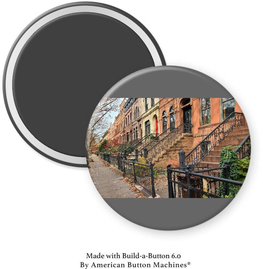 NYC Brownstones Magnet - Magnets and Memories