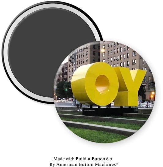 OY Sign New York Magnet - Magnets and Memories