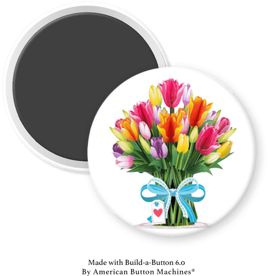 Pretty Flower Bouquet - Magnets and Memories