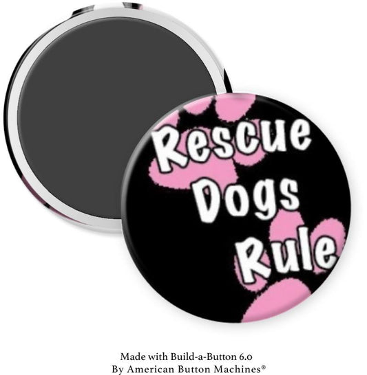Rescue Dogs Rule Magnet - Magnets and Memories