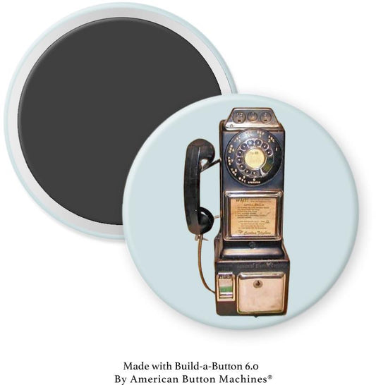Rotary Coin Payphone Magnet - Magnets and Memories