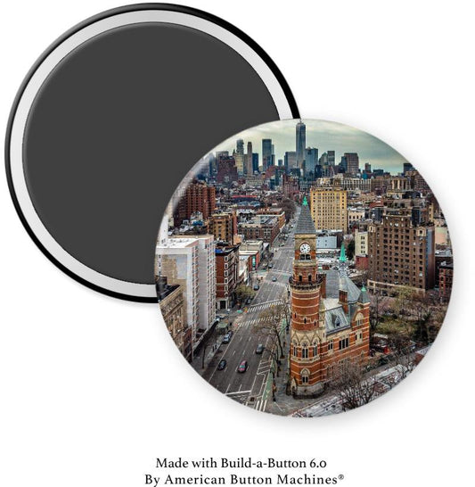 Rounded Building in NYC Magnet - Magnets and Memories