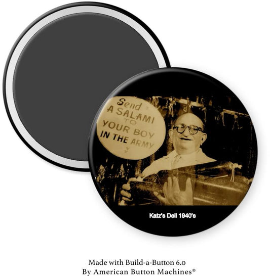 Send A Salami To Your Boy in The Army 1940s Magnet - Magnets and Memories