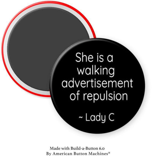 She is a Walking Advertisement of Repulsion Magnet - Magnets and Memories