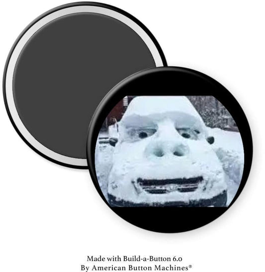 Snow Monster Car Magnet - Magnets and Memories