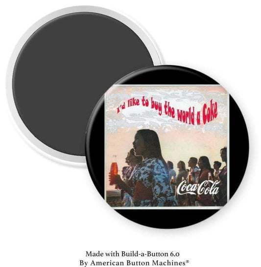 Song “I’d Like to Buy the World a Coke” Magnet - Magnets and Memories
