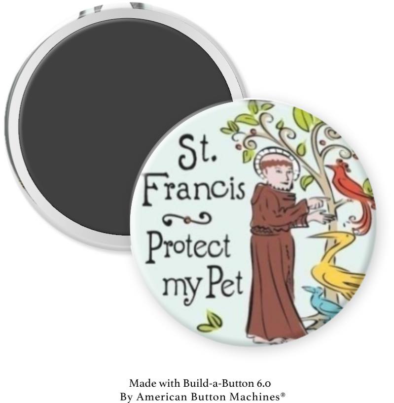 St. Francis Protect my Pet Magnet - Magnets and Memories
