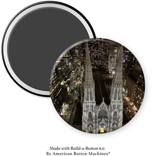 St. Patrick's Cathedral Top Steeple Magnet - Magnets and Memories