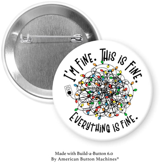 Tangled Christmas Lights "I'm Fine…” - Magnets and Memories