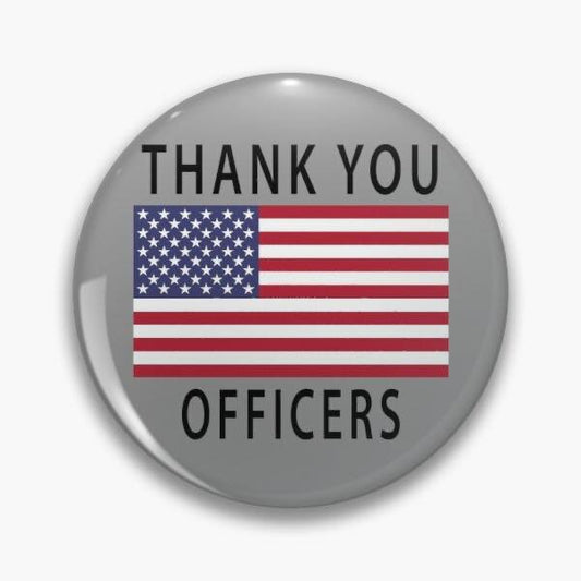 Thank You Officers Police Magnet - Magnets and Memories