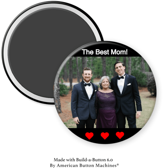 The Best Mom with her Children - Magnets and Memories