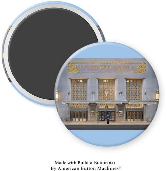 The Waldorf Astoria Hotel Magnet - Magnets and Memories