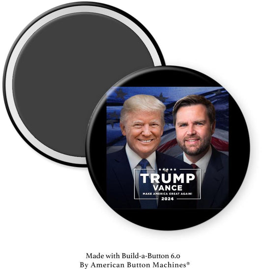 Trump Vance Image MAGA 2024 Magnet - Magnets and Memories
