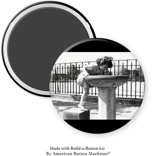 Water Fountain at Park Magnet - Magnets and Memories